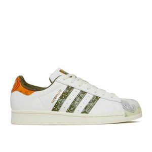 Adidas Originals Superstar Bandana Off White Olive Orange GX3656 Men’s Sz 8